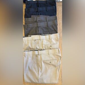 MEN’S SAVANE STRETCH PERFORMANCE DRESS PANTS 34x32 (6 pairs) or sell separately